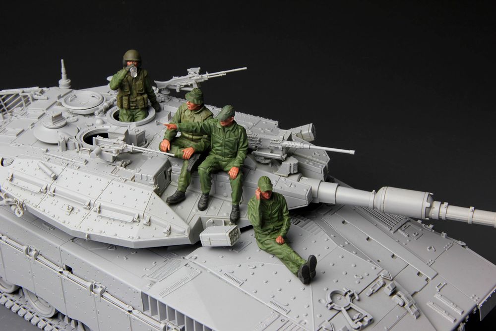 Модель сборная: танкисты /РП/, IDF Tank Crew 1/35, Meng HS-002
