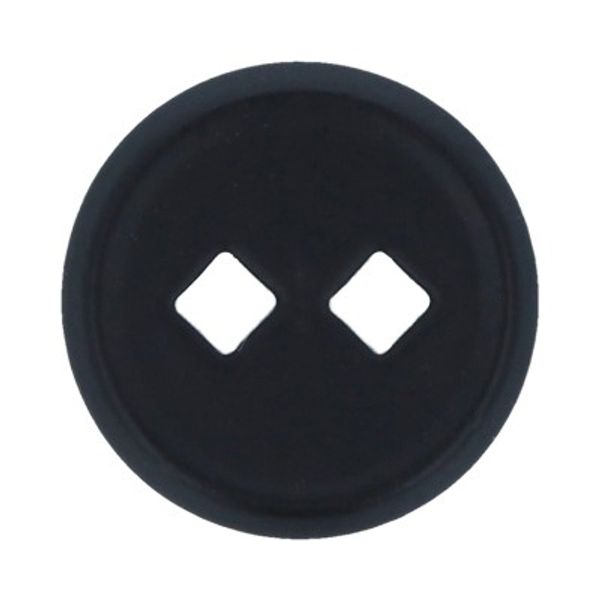 Пуговицы 2 прокола блузочные 12 мм, 36 шт, А008 черный, Gamma RIO 0022