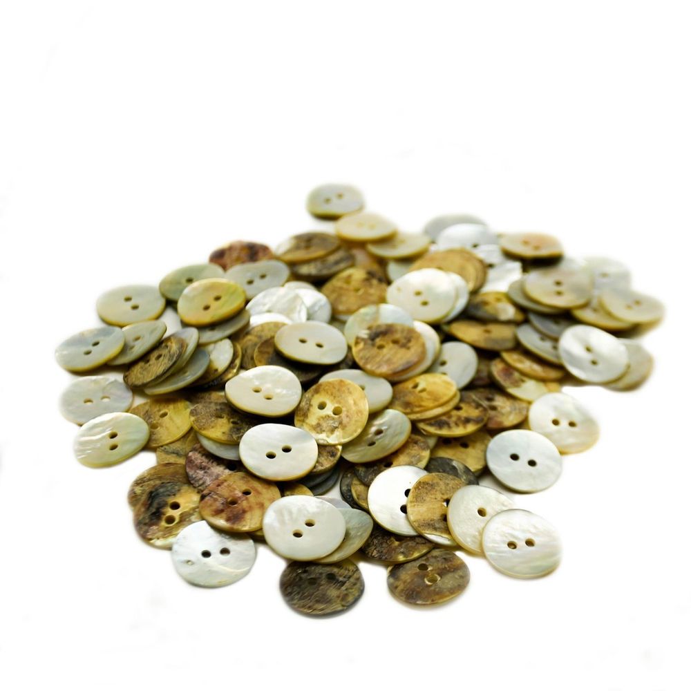 Пуговицы 2 прокола Ракушка 28L, 18 мм, (agoya), CN-S002, 144 шт