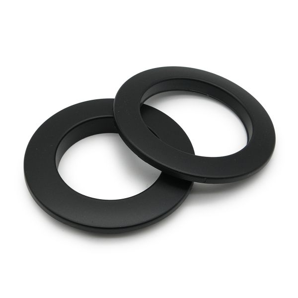 Люверсы шторные ⌀35 мм, с многоуровневым замком цвет № 70 матовый черный, 10 шт