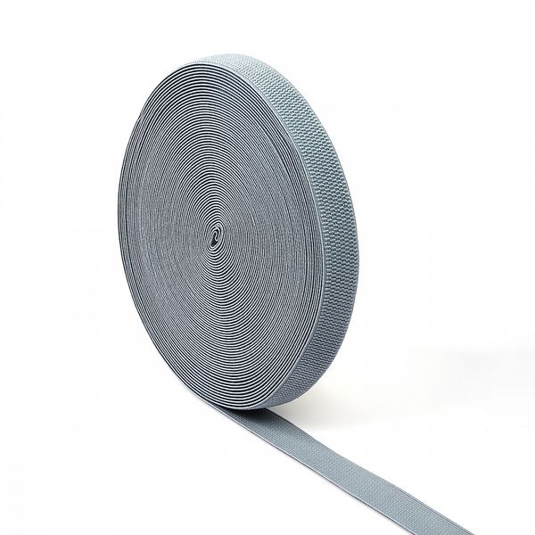 Резинка для подтяжек (помочная) 25.0 мм / 25 метров, Ультра F310 серый