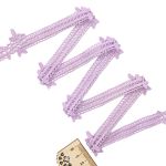 Кружево гипюр (плетёное) (матовое) 30 мм, 13.72м, цв.148 сиреневый