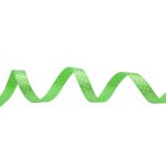 Лента атласная в горошек 15.0 мм / 22.5±1 метров, зеленый, Globus