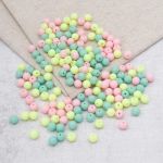 Бусины пластик ⌀8 мм, 50 г, микс цвета, матовые, круглые, Astra&Craft (яркий), 1AL139-2