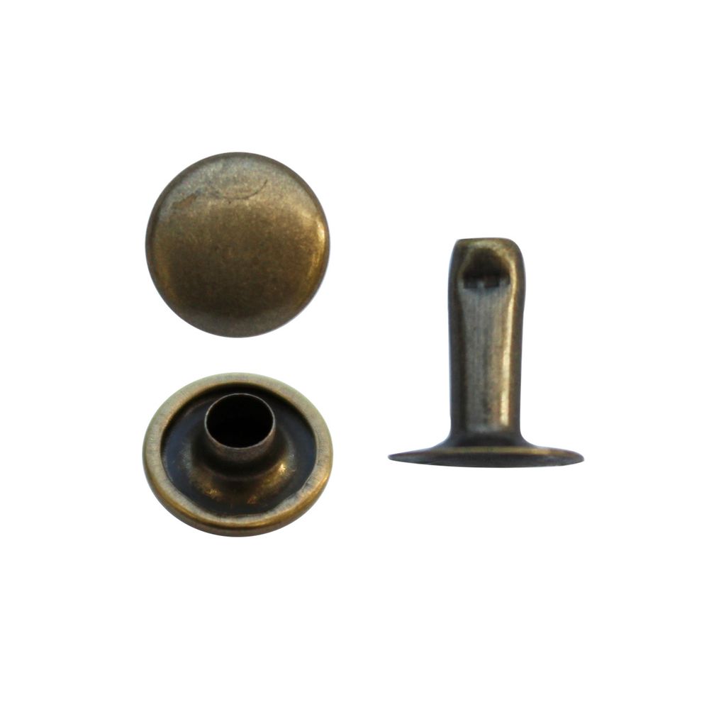 Хольнитены ⌀9 мм, h=9 мм, сталь, New Star №33.5, цв.антик, ≈100 шт