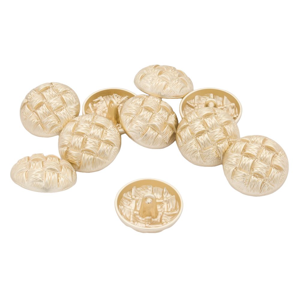 Пуговицы на ножке 36L=23 мм, металл, M.Gold (матовый золотой), 10 шт, MP03