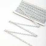 Тесьма отделочная 10 мм / 13.71 метров, TBY 917 цв.серебро