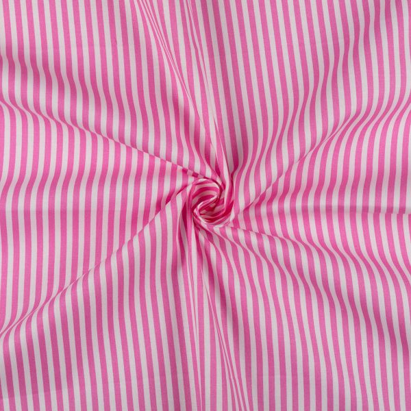 Ткань для пэчворка Peppy Бабушкин сундучок, отрез 50х55 см, 140 г/м², БС-28 полоска я.розовый, Peppy