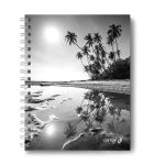 Тетрадь общая с твердой обложкой, матовая ламинация A5 96 л. на гребне 65 г/м², белизна 100% 4 шт клетка, 01558 Сквозь солнечные очки, Светоч Т213