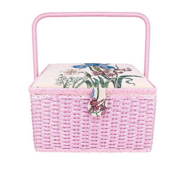 Шкатулка для швейных принадлежностей, Букет ирис и нарцисс, Gamma SBJ-004