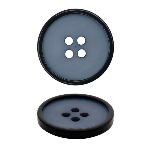 Пуговица 4 прокола 34L=21 мм, Gray, серый, NE158, 36 шт