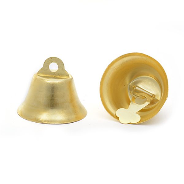 Миниатюра кукольная: Колокольчики 26 мм 72602, цв. золото, уп. 30 шт