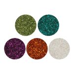 Блестки декоративные ассорти 0.2 мм, 5 уп. по 5 г, 4.5 мл, № 03, Love2art Набор ассорти GLI