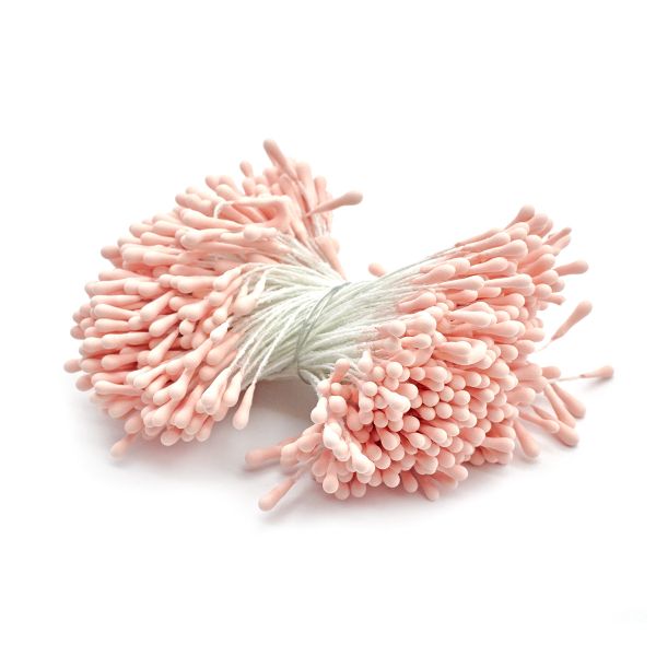 Тычинки для искусственных цветов 6см (розовый), S090473