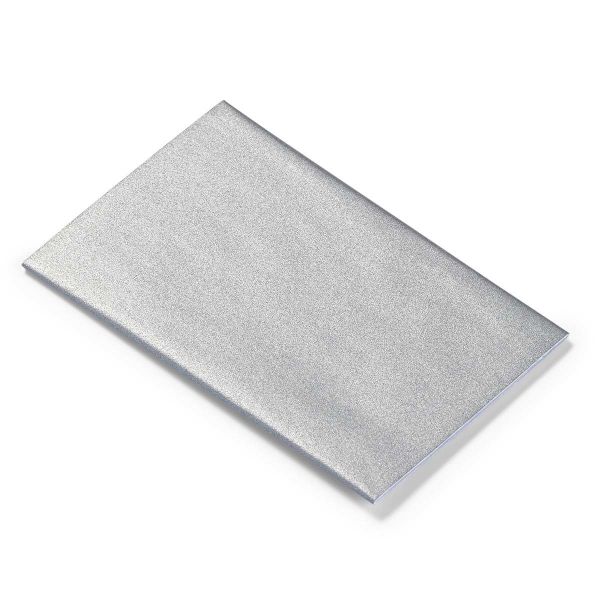 Ткань для заплаток светоотражающая серебро 10х18см, 1шт, Prym