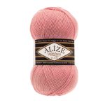 Пряжа Alize (Ализе) Superlana klasik / уп.5 мот. по 100 г, 280м, 144 темная пудра A