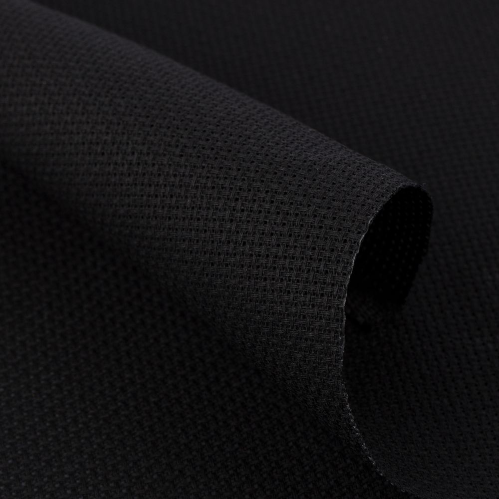 Канва Aida 14 ct, 50х50±2 см, черный, Gamma