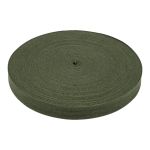 Тесьма (лента) киперная (100 х/б) 20 мм / 45.72 метра, 22 зеленый хаки, 6190-2026