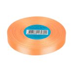 Лента атласная 1-сторонняя 12.0 мм / 33±2 метра, 023 оранжевый, Gamma
