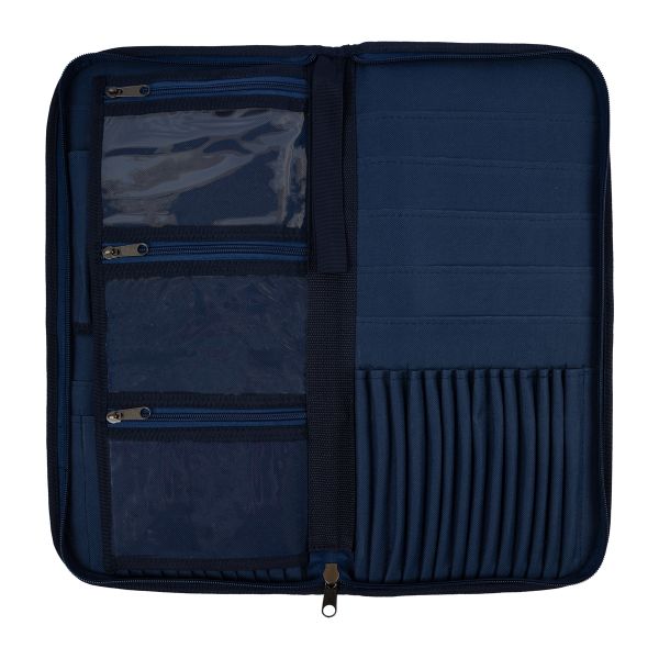 Органайзер для спиц и крючков 43х21х2 см, ткань нейлон, 03 клетка бежевая, Gamma OGN-01