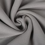 Кашкорсе трикотажное полотно 400 г/м², 60+60 см, серый, 60м /TOS/