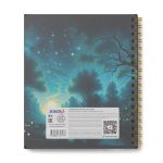 Тетрадь общая с пластик. обложкой с тисн. золотой фольгой, цвет. запечат. титульн.лист, 400 мкм, A5 96 л. на гребне 65 г/м², белизна 100% 4 шт клетка, 01539 Тишина звёздной ночи, Светоч ТЕТ96-003