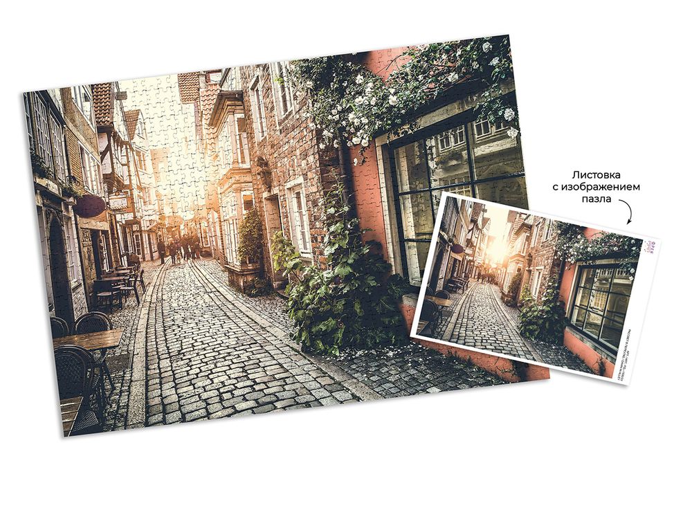 Пазл 1500 элементов, Рассвет в переулке, PZL-1500/23, Фрея