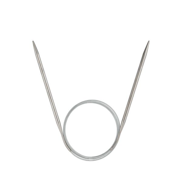 Спицы круговые сталь ⌀5.0 мм, 100 см, 1 шт, с металлической леской, Visantia VTS-1