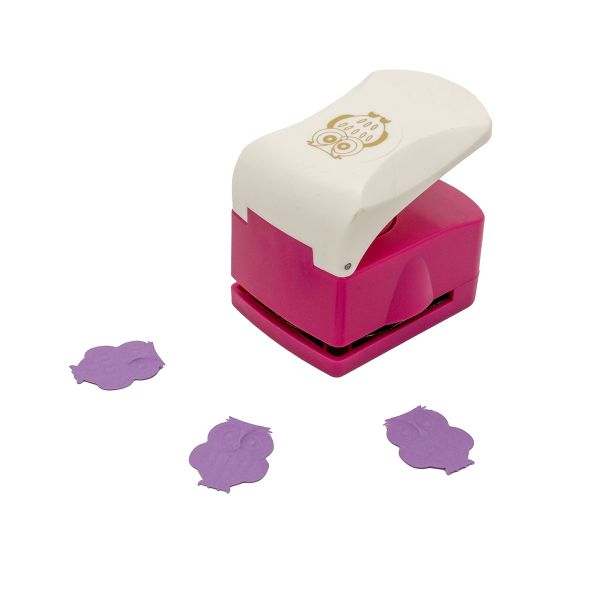 Дырокол фигурный с эмбоссированием 3,2 см, Астра, 029 сова