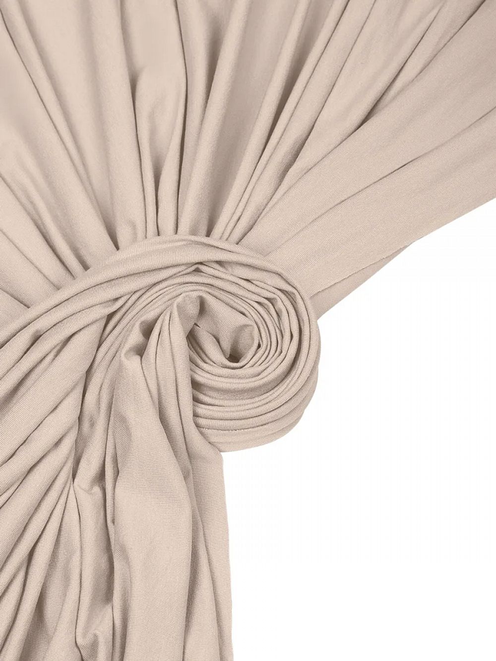 Вискоза трикотажная 240 г/м², 180 см / 1 метр, TBY.023709, бежевый