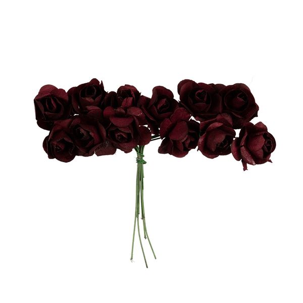 Цветы декоративные 23 мм, 72 шт, 17 Спелая слива (бордовый), Mr.Painter PFE-15