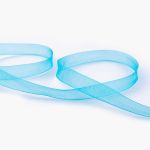 Лента капроновая (органза) 10.0 мм / 22.8±1 метра, 115 лазурный, Blitz OR-10