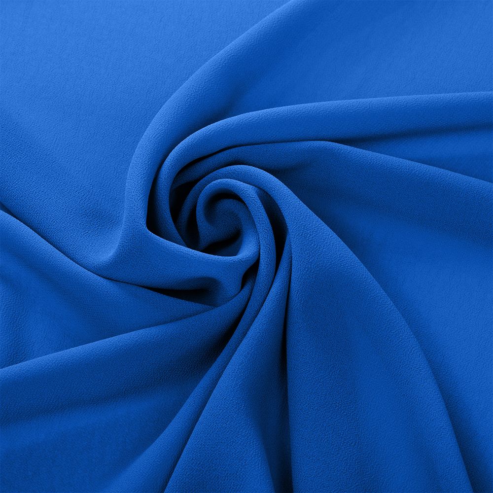 Креп-шифон 105 г/м², шир.150 см, цв.189 голубой, 35м /TOS/