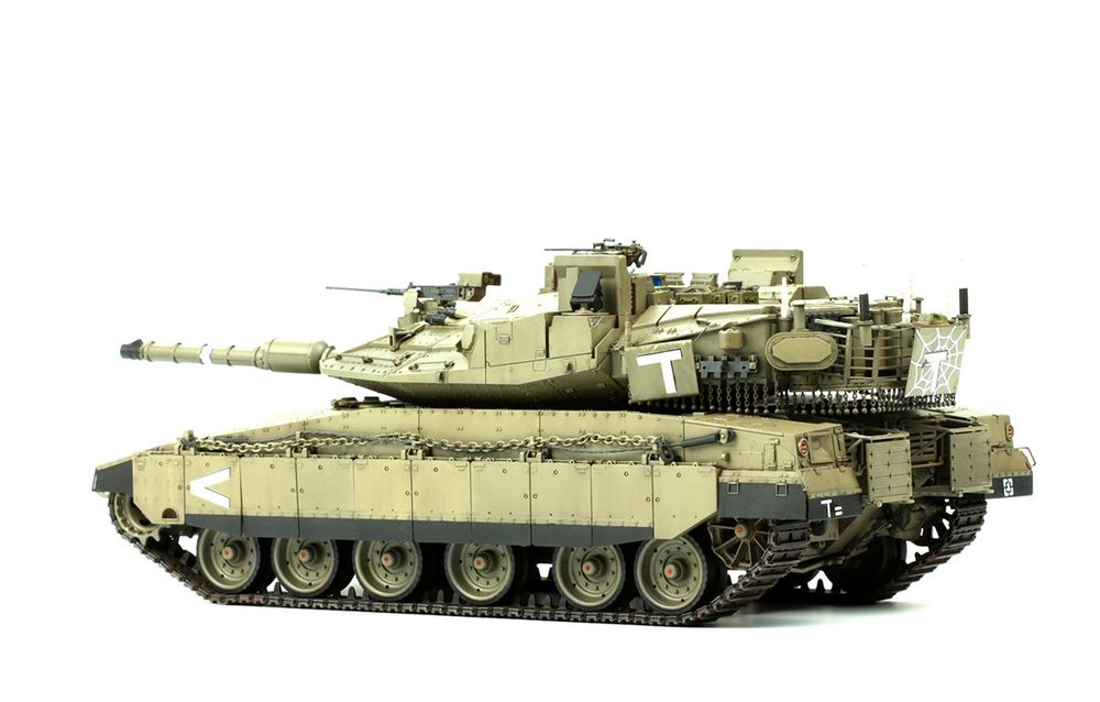 Модель сборная: танк, Main Battle Tank Merkava Mk.4m W/Trophy Active Protection System 1/35, Meng TS-036