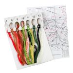 Набор для вышивания нитками МП Студия (Жар-птица), Южный персик, 6х9 см