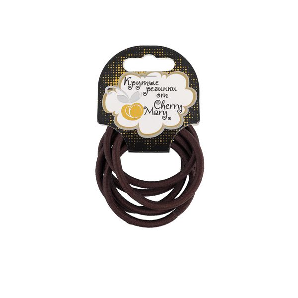 Набор резинок для волос 30 шт, №02 коричневый, Cherry Mary V/R4033