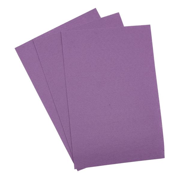 Фетр листовой жесткий 1.0 мм, 160гр, 20х30см, 3 штук Astra&Craft (AF879/YF622 сиреневый)