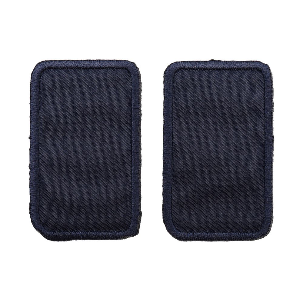 Термоаппликация Прямоугольник 5х3см, уп., 2 шт, цв.синий