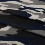 Кулирка с лайкрой пенье 190 г/м², 180 см / 6 метров, КУЛ.190.КМФ.ХАКИ.СИН.6, хаки/синий