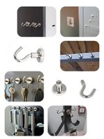 Крючок на неодимовом магните E16, 6 шт