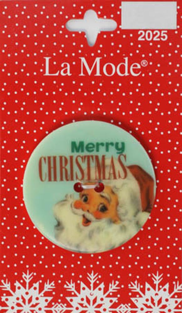 Украшения декоративные пуговицы LA MODE CRISTMAS Merry Christmas