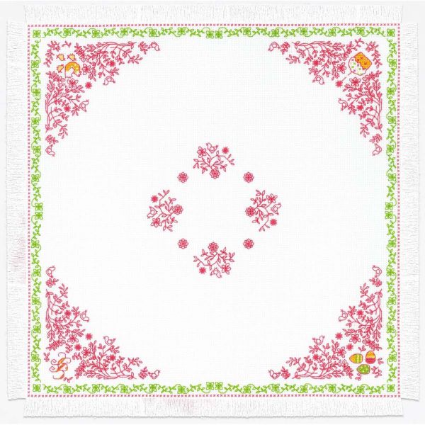 Набор для вышивания Салфетка Пасхальная 45х45см, Риолис, 2270