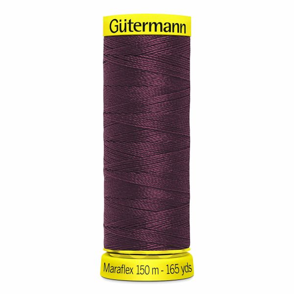 Нитки для трикотажа Gutermann Maraflex, 150м, 369 винный, 5 катушек