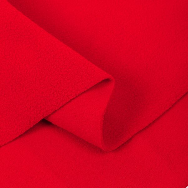 Флис 2-сторонний 190 г/м², 150 см / 2 метра, TBY-0059-S171 цв.S171 красный