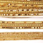 Тесьма отделочная 35 мм / 13.71 метров, TBY 902 цв.золото