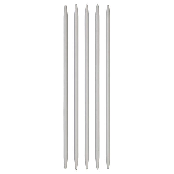 Спицы чулочные ⌀4.0 мм, 15 см, 5 шт, с острием на обоих концах, Prym 191365