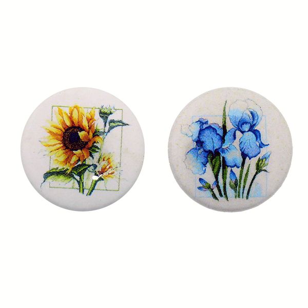 Набор магнитных игольниц для вышивки Мелодия цветов, 2 шт, 25х3мм Hobby&Pro