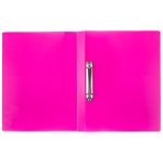 Папка на 2 О-кольцах A4 700 мкм 25 мм, 4 шт, d-20 мм, розовый EC211300013, Expert Complete