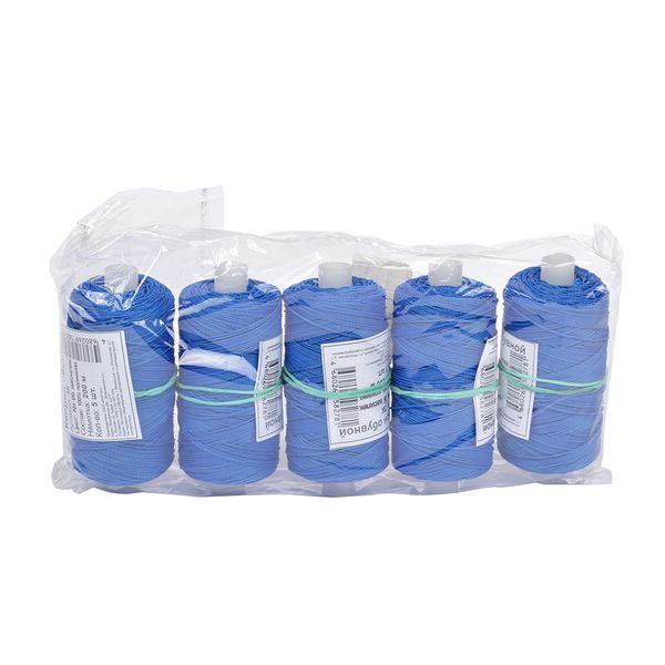 Нитки капроновые 3К василек 200м наб.5 катушек