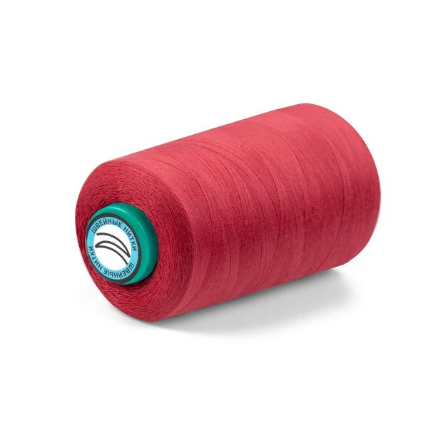 Нитки универсальные Nitka 40/2, 4570 м (5000 ярд) / 1 кат., 162 красно-розовый